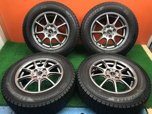 2W-27)冬 175/70R14 GOOD YEAR Ice Navi 2021年38週 8.5分山 5.5J+45 PCD100 4穴