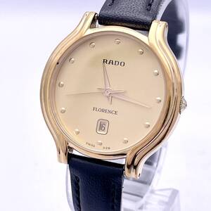 RADO ラドー FLORENCE フローレンス 129.3645.2 腕時計 レディース ウォッチ クォーツ quartz デイト 金 ゴールド P2365