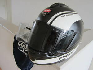 Arai　DUCATI CORSE　VECTOR-X　SBK3　スモークシールド　布袋　チンカバー　　アライ　ドゥカティ　コルセ　ベクターX