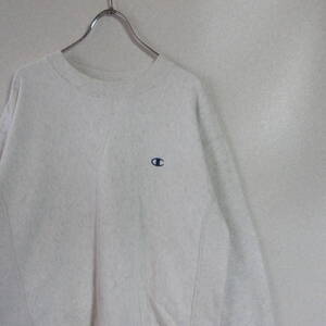 ○美品 Champion チャンピオン◆リバースウィーブ スウェット トレーナー 10oz クルーネック CW-W002◆レディース グレー Lサイズ