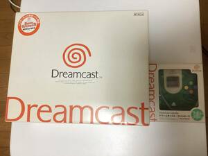 ★動作確認済 SEGA Dreamcast セガ ドリームキャスト 本体１台 型名　HKT-3000 controller コントローラー2個　箱、印刷物一式★