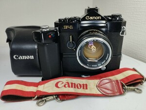 【リサイクル】 Canon F-1 FD 50mm 1.4 レンズ付 キャノン フィルムカメラジャンク品 1円スタート売り切りビンテージ骨董品カメラ