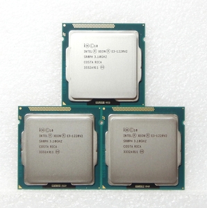 CPU XEON E3-1220V2　SR0PH　3.1GHz 　3個セット