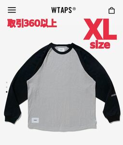 WTAPS 2022FW IAN RAGLAN GRAY BLACK XLサイズ ダブルタップス ラグラン グレー ブラック X-LARGE ロンT TEE T-SHIRT