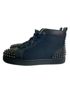 Christian Louboutin◆ハイカットスニーカー/39.5/BLK/スタッズ