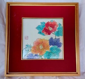 花　　額　アート　飾り物　美術品　貴重品　希少品