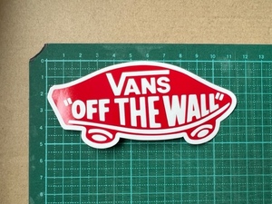 VANS　バンズ　スニーカー　ステッカー　シール　未使用品　赤