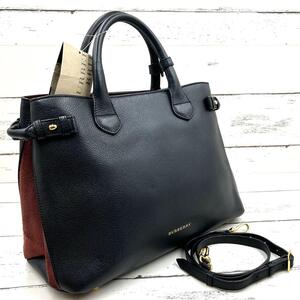 Burberry バーバリー ハンドバッグ 2way ノバチェック レザー