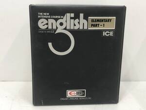 ICE The New Intensive Course in English ELEMENTARY PART-1 カセットテープ15本/冊子付き 英語教材 当時物 動作未確認 現状品 BL002080