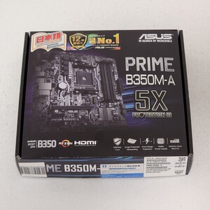 ASUS PRIME B350M-A IOパネル付属 Socket AM4 MicroATXマザーボード RYZEN5000シリーズ対応 最新Bios 動作確認済 PCパーツ