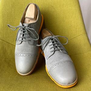 美品 COLE HAAN GRAND コールハーン ストレートチップコンビレザーシューズ 7.5 M 25.5相当 ビジネス スニーカー