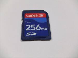 SDカード 256MB フォーマット済み 1枚 動作品 Sandisk 