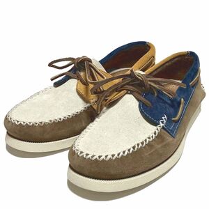 未使用 SPERRY TOP-SIDER A/O 2-EYE WEDGE SUEDE スペリー トップサイダー スエード デッキシューズ US:7.5W CM:25.5