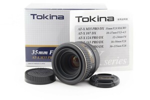 Tokina AT-X Pro DX 35mm F/2.8 Macro Nikon Fマウント用交換レンズ 元箱付き