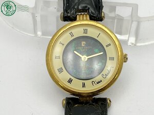 AK0607229　△ Pierre cardin ピエール カルダン オパール クォーツ quartz ローマン ラウンド レディース 腕時計 現状品