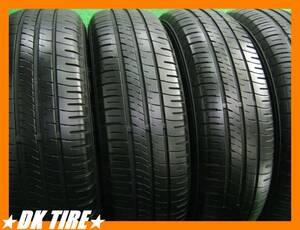 ◆DL ENASAVE EC204◆6-8分山 タイヤ 165/70R14【4本】溝有★2020年製★ゴムok★良品★車検★交換★ダンロップ★165-70-14 81S★画像多数up