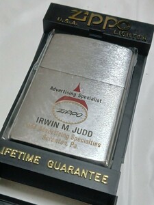 zippo IRWIN M, JUDD 1994年製 保管未使用