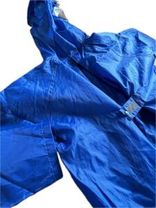 子供　レインコート　 アウトドア　 レインウェア　雨具　　130 青　男の子　女の子　ブルー