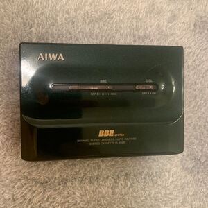 AIWA HS-PL50 アイワ ステレオカセットプレーヤー BBE SYSTEM 動作未確認 現状品