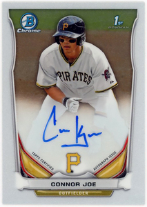 PIRATES一塁▲CONNOR JOE/2014 1st BOWMAN CHROME直書サインPROS!