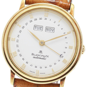 ブランパン Blancpain ヴィルレ K18YG トリプルカレンダー 自動巻き メンズ _846389