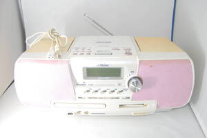 ★動作品★メモリー、USB録音もOK★ Victor ビクター クラビア CD/MD/メモリー 512MB RD-M2 ピンク #SA-582