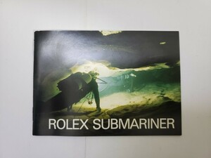 希少 ロレックス サブマリーナ 冊子 USA表記 取扱説明書 1988年 ROLEX SUBMARINER 5513 16660 16800 16808 16803