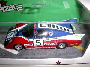 BZ 1/43 WM Peugeot プジョーP79/80ターボ NO5 ルマン 1981