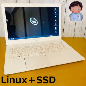 【新品SSD】快速LinuxOS搭載中古再生ノートPC★設定済★即利用可★即決☆GATEWAY NE574/8GB/128GB