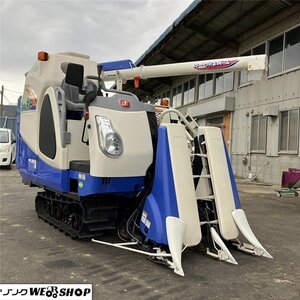 香川 イセキ コンバイン 2条刈り HVF218G-ZKWC 135時間 18馬力 グレンタンク 軽油 ズームオーガ HST パワステ 四国 中古