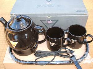 ■コーヒーメーカー・ＬＡＲＫ・ＴＥＡ＆ＣＯＦＦＥＥ・ＰＯＴＳＥＴ・コーヒー・レトロ・１９９７年