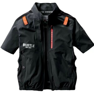 ★未開封 2024年 バートル BURTLE エアークラフト 空調服 AC2006 ブラック XL 半袖 ブルゾン 作業服 服のみ 領収OK w0607-4