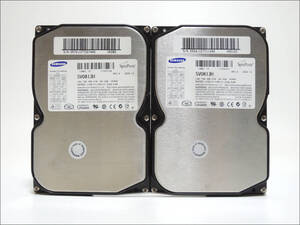 SAMSUNG 3.5インチHDD SV0813H 80GB IDE 2台セット #13119