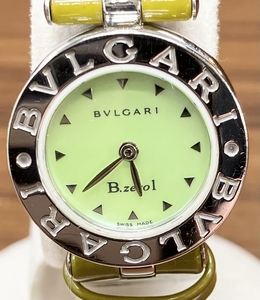 BVLGARI ブルガリ BZ 22 S M5515 シェル文字盤 アナログ クォーツ ラウンド 腕時計