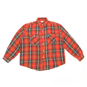 Winter King ヘビー ネルシャツ レッド ウィンターキング Flannel Shirts ビンテージ ヴィンテージ フランネル / bigmac ビッグマック