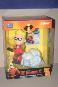 ディズニー The INCREDIBLES マジカルアクション&トーキング ダッシュ フィギュア TOMY製品　喋る,光る,走る Mr.インクレディブル