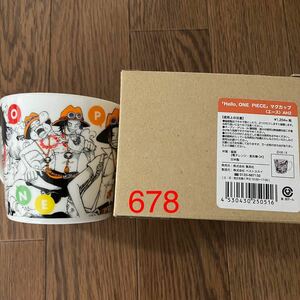 ワンピース企画展 Hello マグカップ エース 麦わらストア ONE PIECE