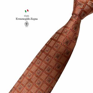 ERMENEGILDO ZEGNA ネクタイ パターン柄 エルメネジルド ゼニア USED 中古 m356