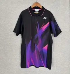 ◆ YONEX ヨネックス ユニL  半袖ウェア  ブラック 黒