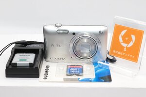 同梱歓迎【良品/動作品】NIKON ニコン COOLPIX S3700 (SDカード、バッテリー、充電器（社外品）付）#5682