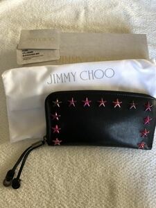 新品! ジミーチュウ Jimmy Choo スタッズ長財布