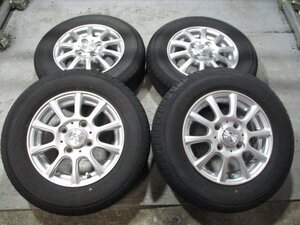 R1221■中古タイヤ ホイール 2020年製 145/80R12 ×4.00B +42 アルミ 夏4本セット！ヨコハマ ES300 ライフ ミラ エッセ 会社宛送料無料