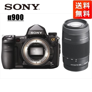 ソニー SONY α900 75-300mm 望遠 レンズセット デジタル一眼レフ カメラ 中古