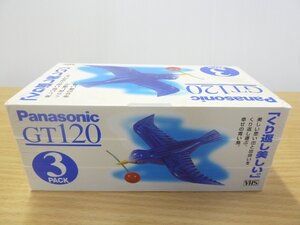 Panasonic GT120 VHS ビデオカセットテープ ３PACK