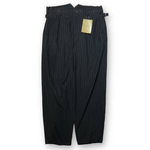 22AW Yohji Yamamoto POUR HOMME Yoke Switching Suspender Pants 後ヨーク切替サスペP ブラック SIZE 3 ヨウジヤマモト プールオム