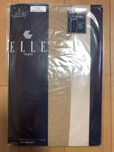 ELLE PARIS!スルータイプストッキングLサイズ☆サワーベージュ♪