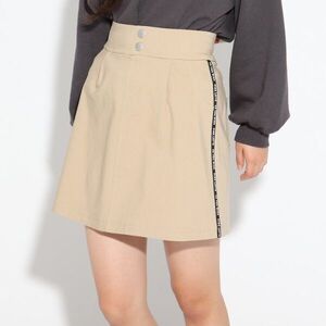 ラスト　新品 PINK-latte ハイウエストスカート ライトベージュ(051) 16(160cm) 定価2090円