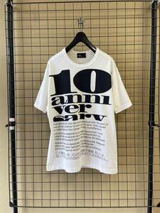 【kolor/カラー】10th anniversary Print T-Shirt size2 MADE IN JAPAN アニバーサリー プリント Tシャツ TEE カットソー