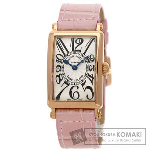 FRANCK MULLER フランクミュラー 902QZ ロングアイランド 腕時計 K18ピンクゴールド 革 レディース 中古