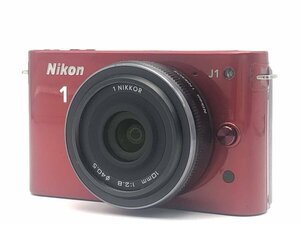 Nikon 1 J1 NIKKOR 10mm 1:2.8 ミラーレス一眼レフカメラ セット■現状品